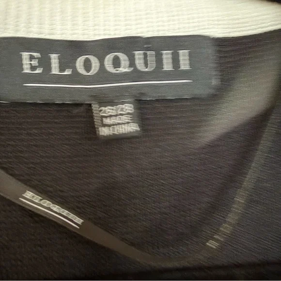 Eloquii Black and White Knit Dress NWT - Picture 6 of 9